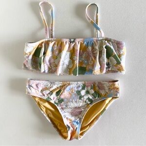 ❌SOLD❌NEW Oneill Girls “Twiggy” Ruffle Swim Set in white -Size 10